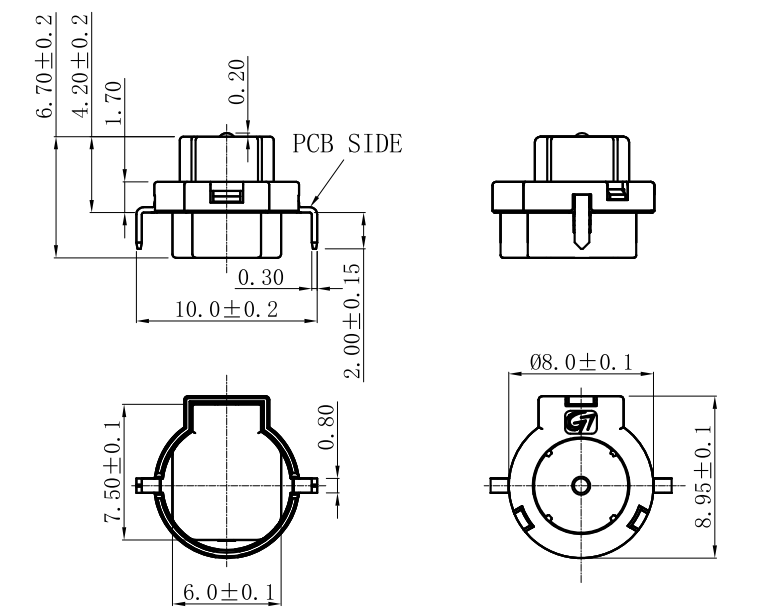 GT11-1 Arcade Microswitch